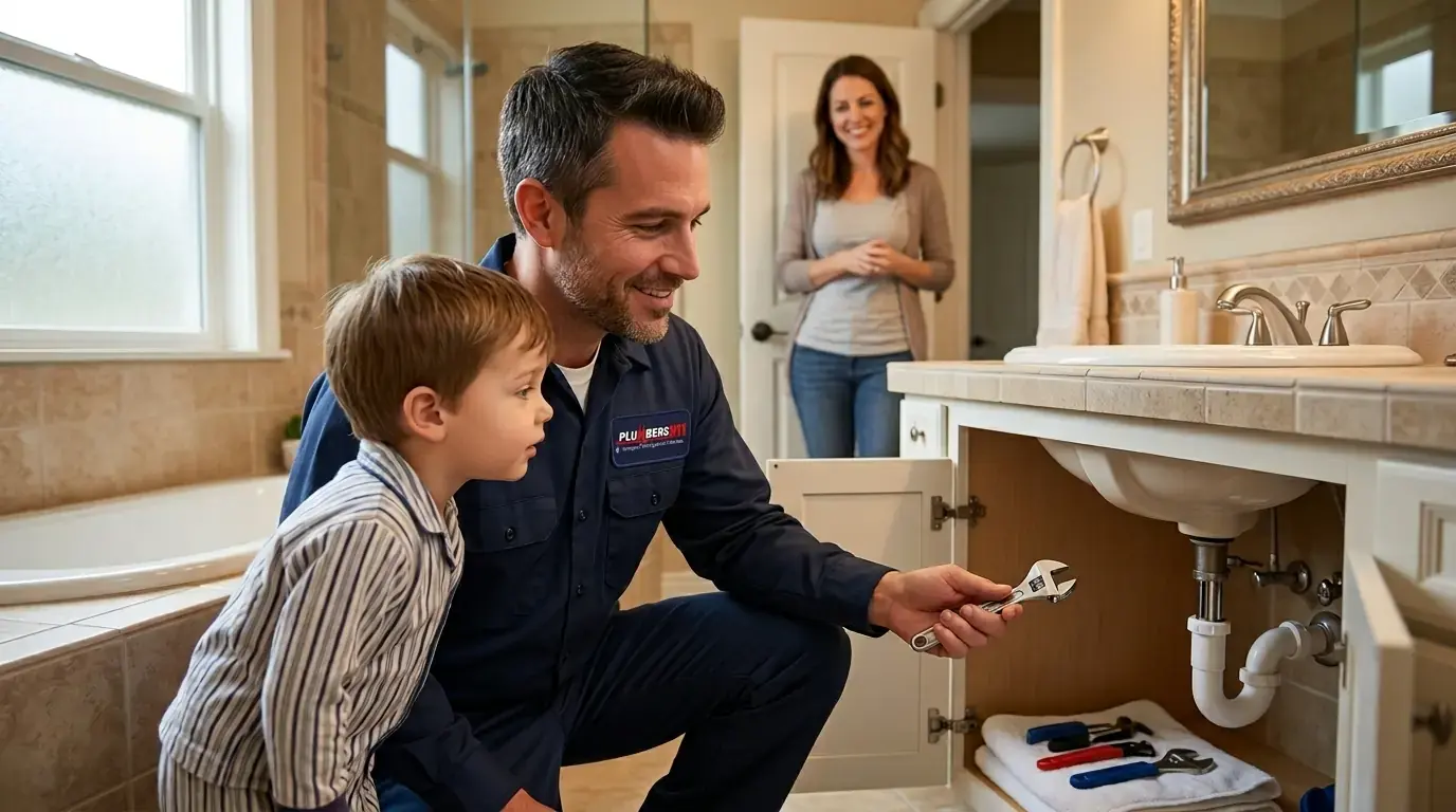 Licensed plumber at work in Round Lake, IL